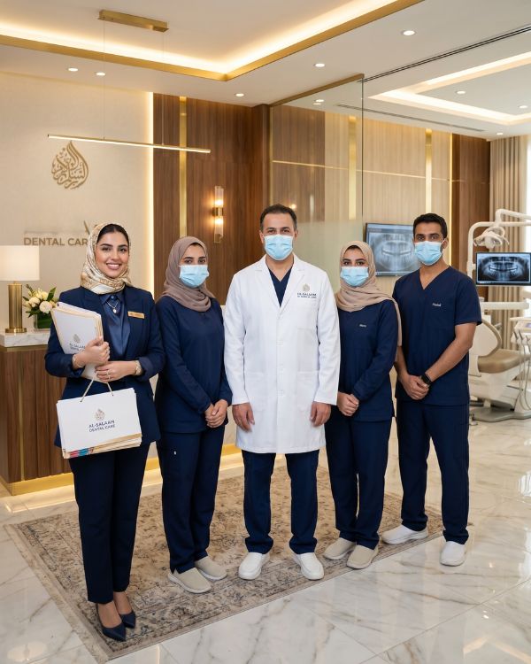 Modern dental clinic reception area — professional, bright, and welcoming